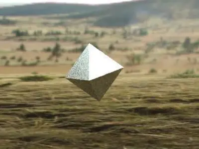 Kunai sword in sky Free low-poly 3D model