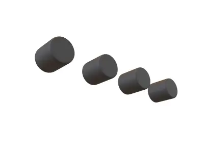 Morse Code H v1 001 Low-poly 3D model