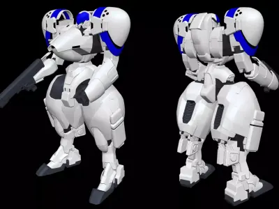 Power Loader X-4 - PD 802 - Armored Infantry - Power Dolls 3D model