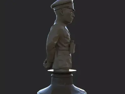 Bust Rommel  3D print model