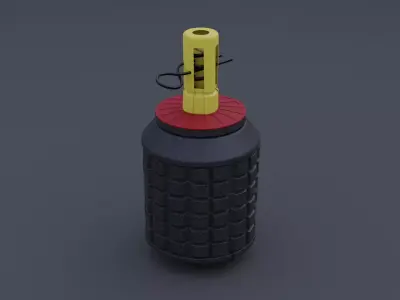 japanese bomb type 96 3D model
