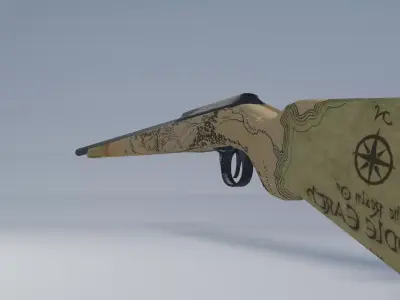 Sniper rifle Veles 3D model