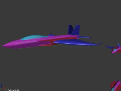 F 88 RC Jet Airplane Prototype 3D model
