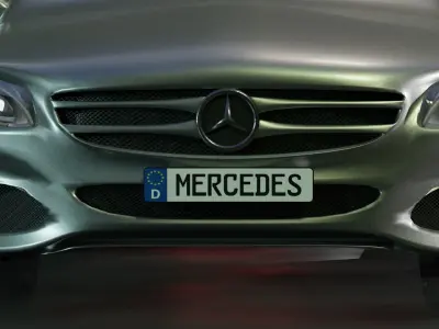 Mercedes C-Class 2014 Free 3D model