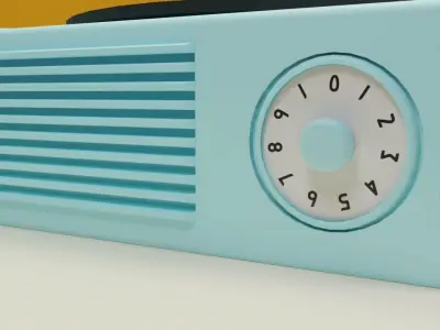 gramophone vinyl Free 3D model