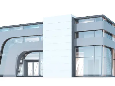 Office Building 3 3D model buy
