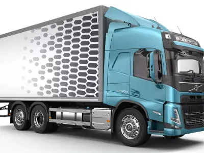Volvo FM 2020 6X2 3D model