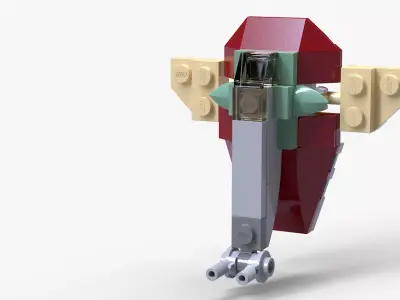 Lego Slave I Low-poly 3D model