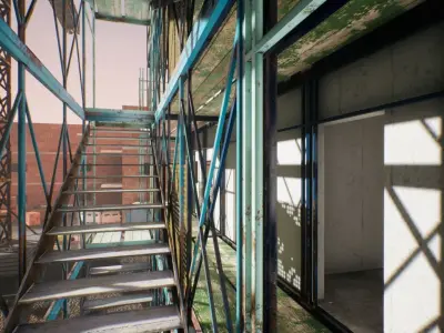 Modular Construction Site by Molendini Low-poly 3D model