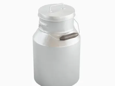 Milk Can Set 3D model