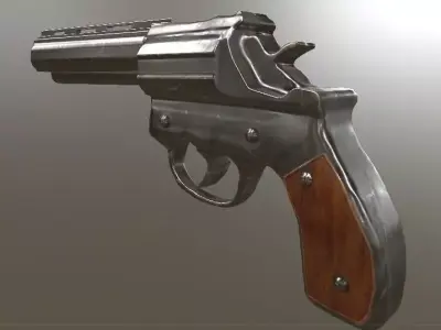 Gun Revolver Free 3D model