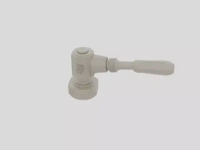 Industrial Factory Valve Hand Lever for 3D print 3D model