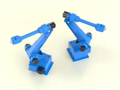 Robotic arm model Including 3D and 2D drawings 3D model