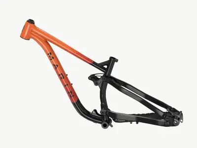 MTB frame  Low-poly 3D model