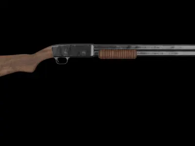 shotgun 3D model 6