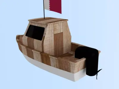 Qatar Fishing Boat 3D model