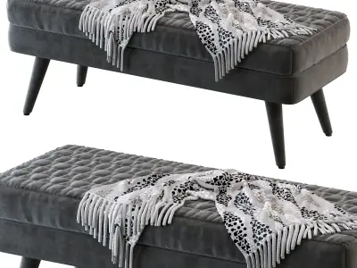 Bench seat Corolle 3D model