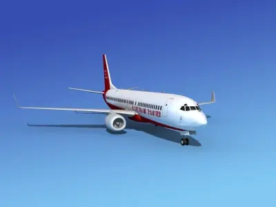 Boeing 737-800 Boston Air 3D model