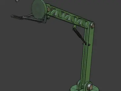 Mechanical arm Free low-poly 3D model buy