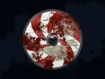 Viking Shield 2 - Battleworn collection 3D Model Pack