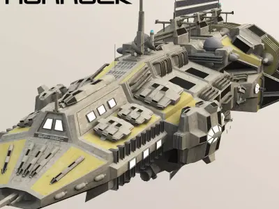 CDF Horrock Support Frigate 3D model
