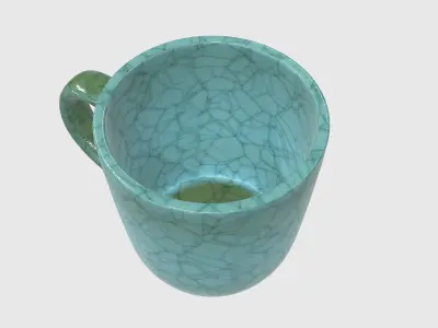 Antique Ceramic Mug 3D model