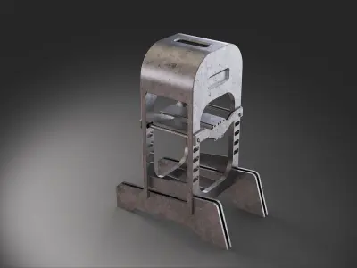 Structure mechanical 3D model