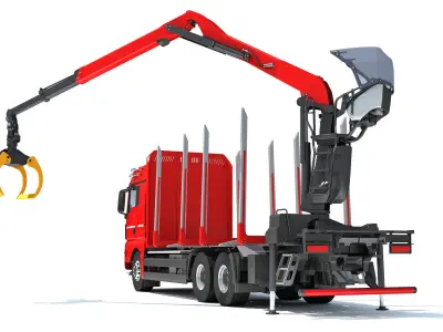 Forestry Truck 3D model