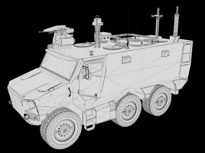 Griffon VBMR - French Army Vehicule 3D model