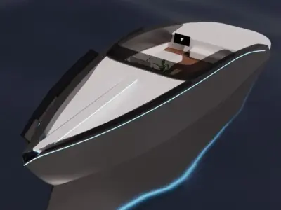 Tesla Yacht 3D model