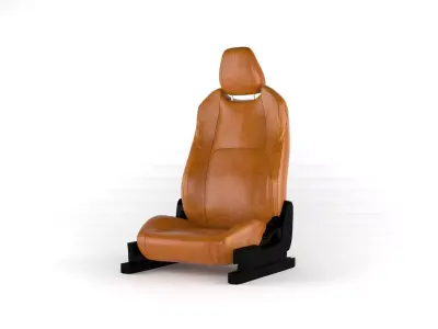 Car seat Low-poly 3D model from CGTrader