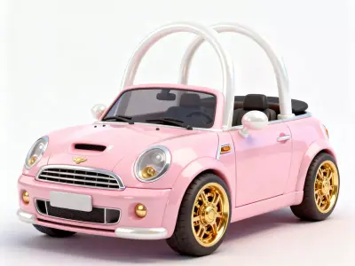 Metro Movers Stylized Urban Traffic Fleet 3D Model Pack