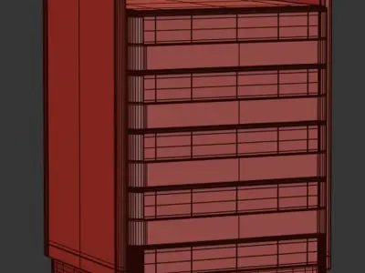 Tea cabinet - 01 Free 3D model