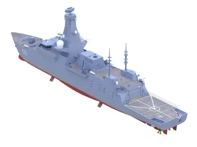 Type 26 Frigate 3D model purchase