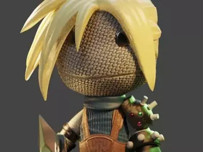 Cloud - FFVII 3D print model