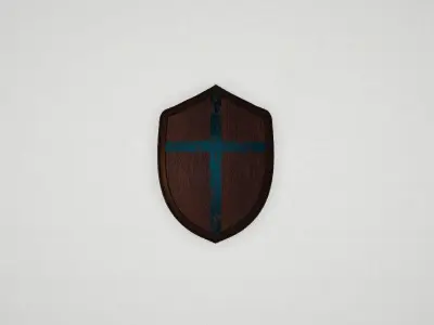 Game asset Heritage Wooden Defender 3D model