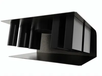 Hair Salon Rack Tool Holder Organizer 3D model