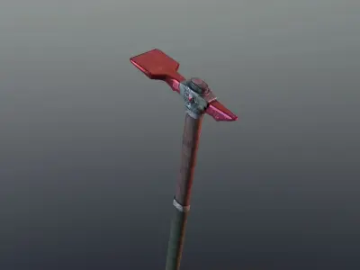 Hoe - Ruby Low-poly 3D model