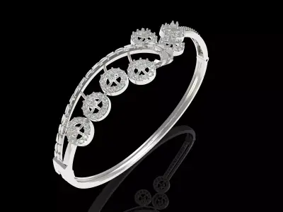 Art Deco Bracelet 03 3D print model