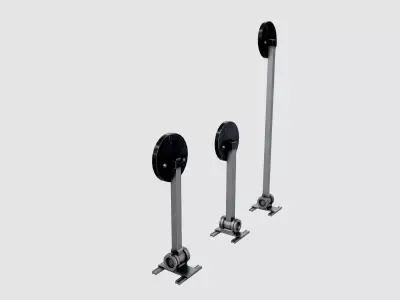 Shooting target Low-poly 3D model buy