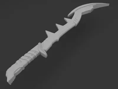 3D Sword model Low-poly 3D model