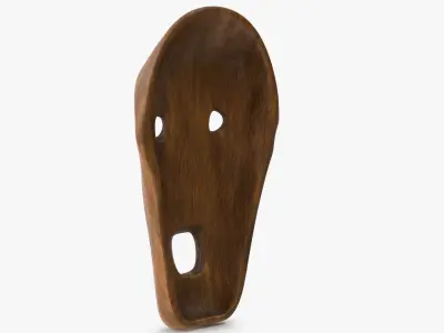  African Congo Mask 5 Wood 