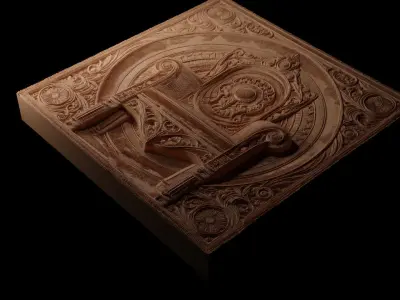 chair CNC 3d Print High Relief Sand Casting 3D print model