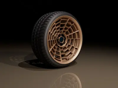 C7SSW wheel 3D model