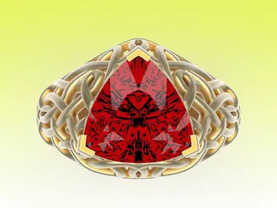 Ring Celtic Design 3D print model