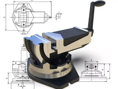 Machine Vise  3D model
