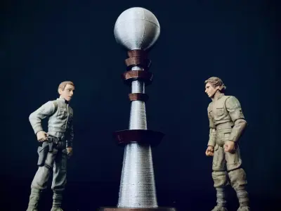 Custom TESLA BALL FRANKENSTEIN LAB DIORAMA PART 3D print model