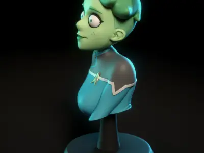 DVana Tendi bust Free 3D print model