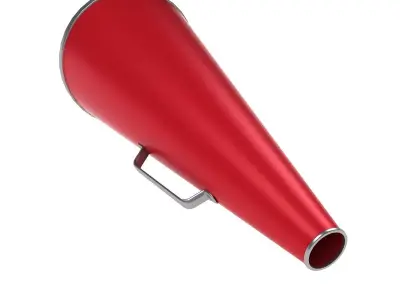 Cheerleader Megaphone  Free 3D model