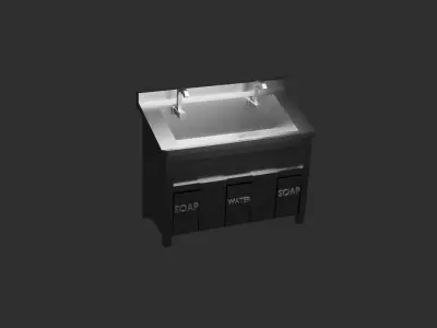 Doctor Sink Low-poly 3D model